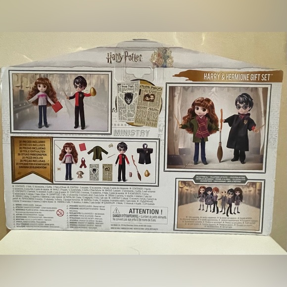 New Wizarding World Harry Potter 8 Inch Harry & Hermione Dolls Gift Set Toys - Picture 5 of 5